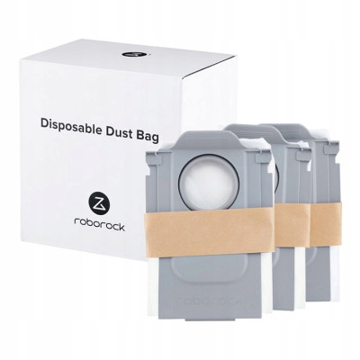 Worki do stacji opróżniającej 2,7L do Roborock Q Revo, S8 MaxV, Saros 10R - 3 sztuki (oryginał)